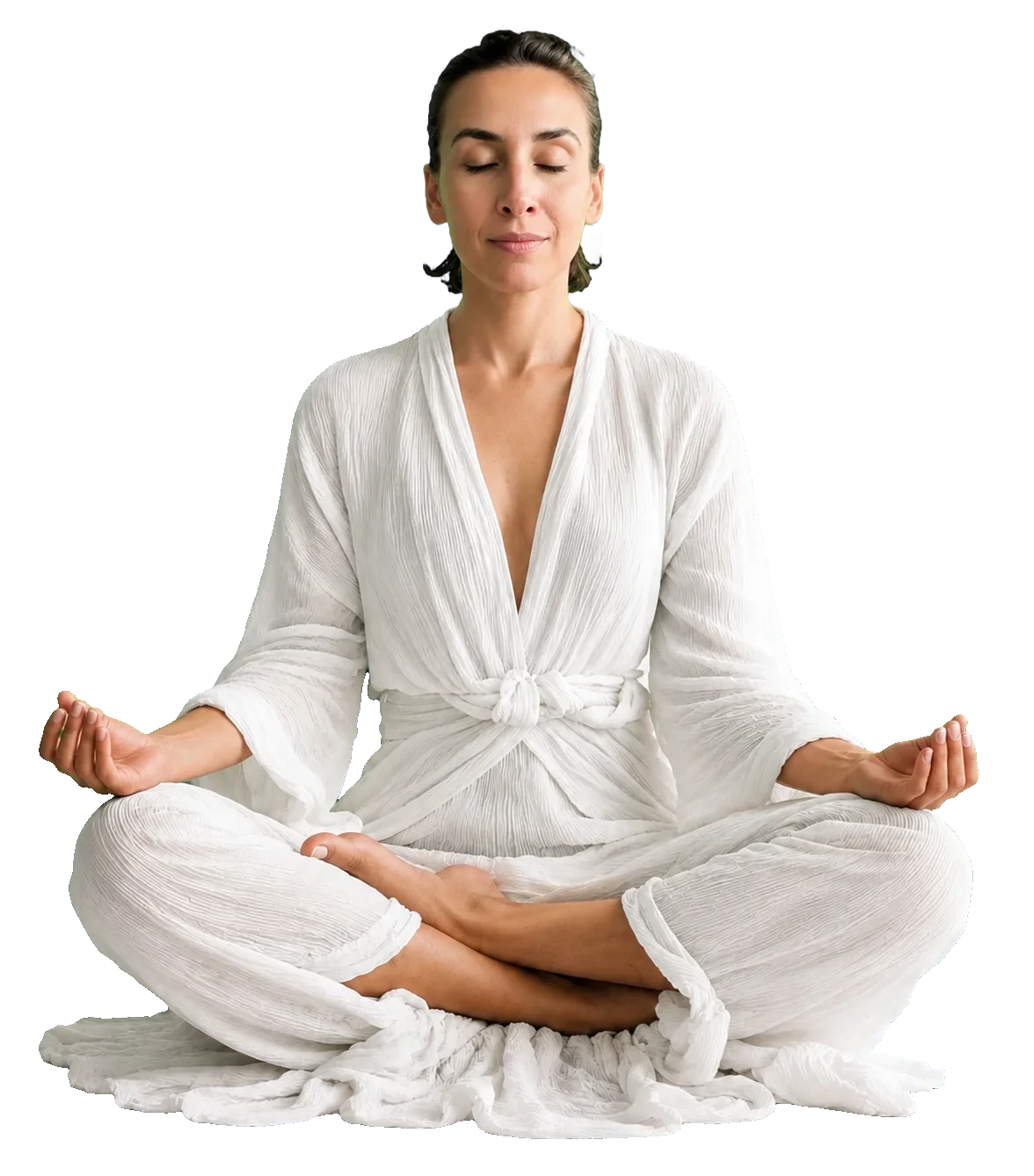Şeyma, meditasyon halinde